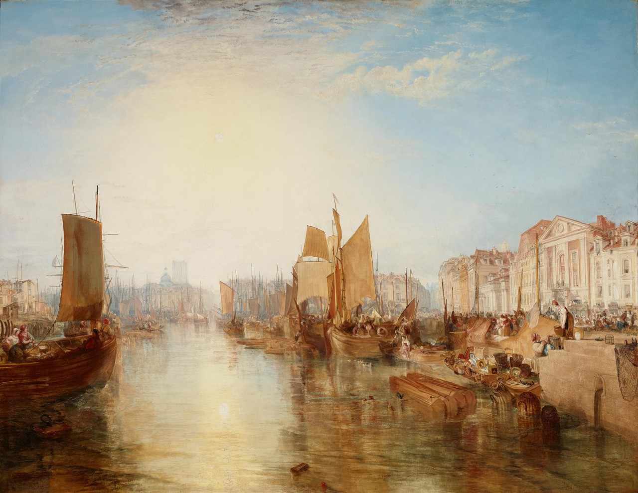 Joseph Mallord William Turner – Port w Dieppe - The Harbor of Dieppe
