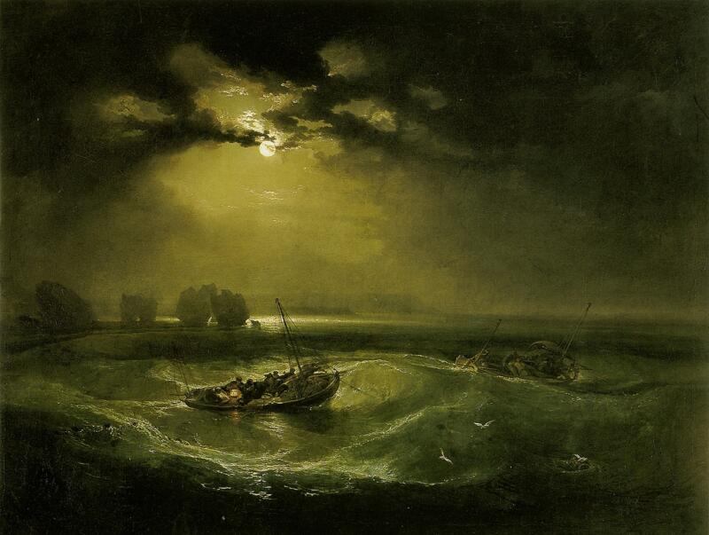 Joseph Mallord William Turner – Rybacy na morzu - Fishermen at Sea