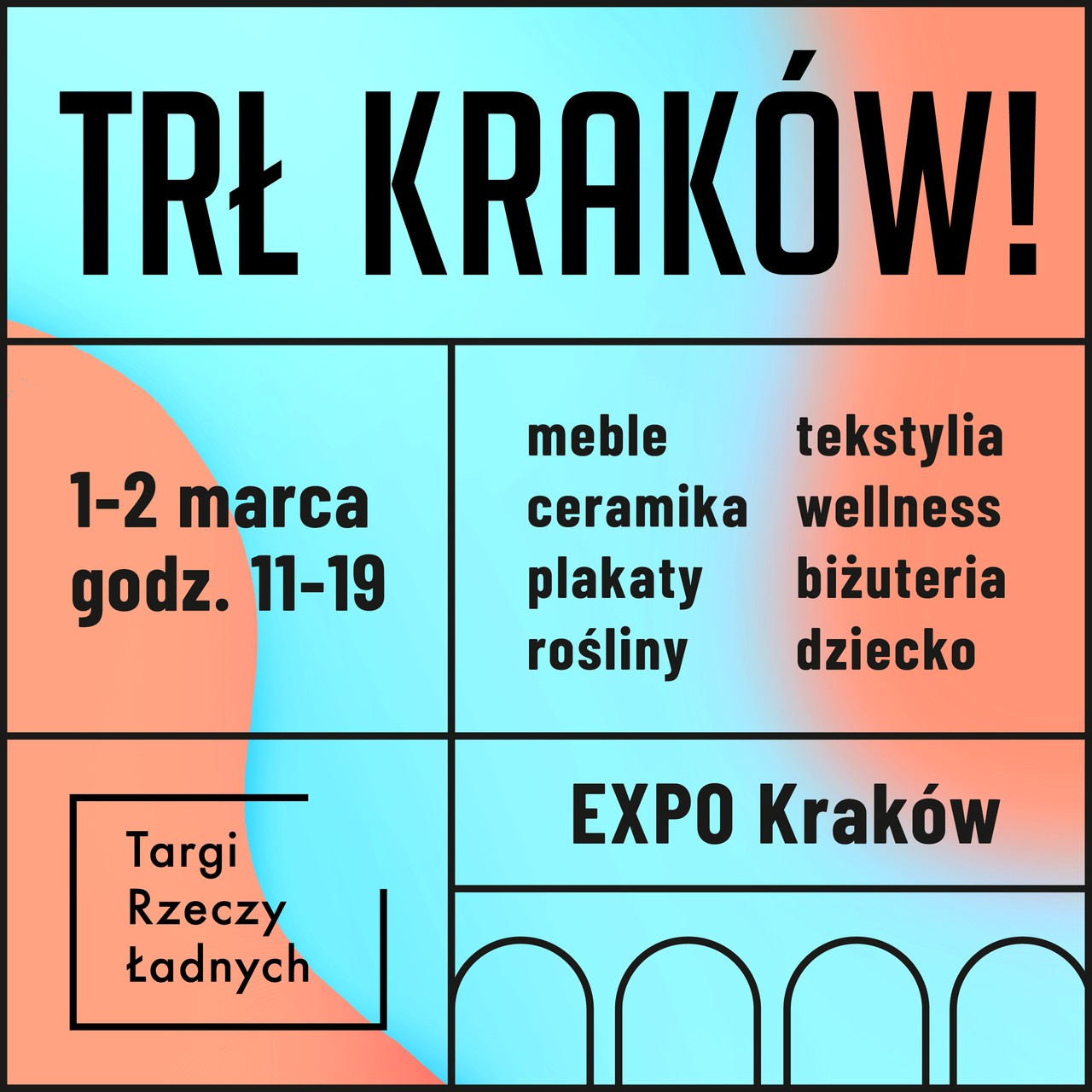 Targi Rzeczy Ładnych w Krakowie: design, meble, ceramika, tekstylia.