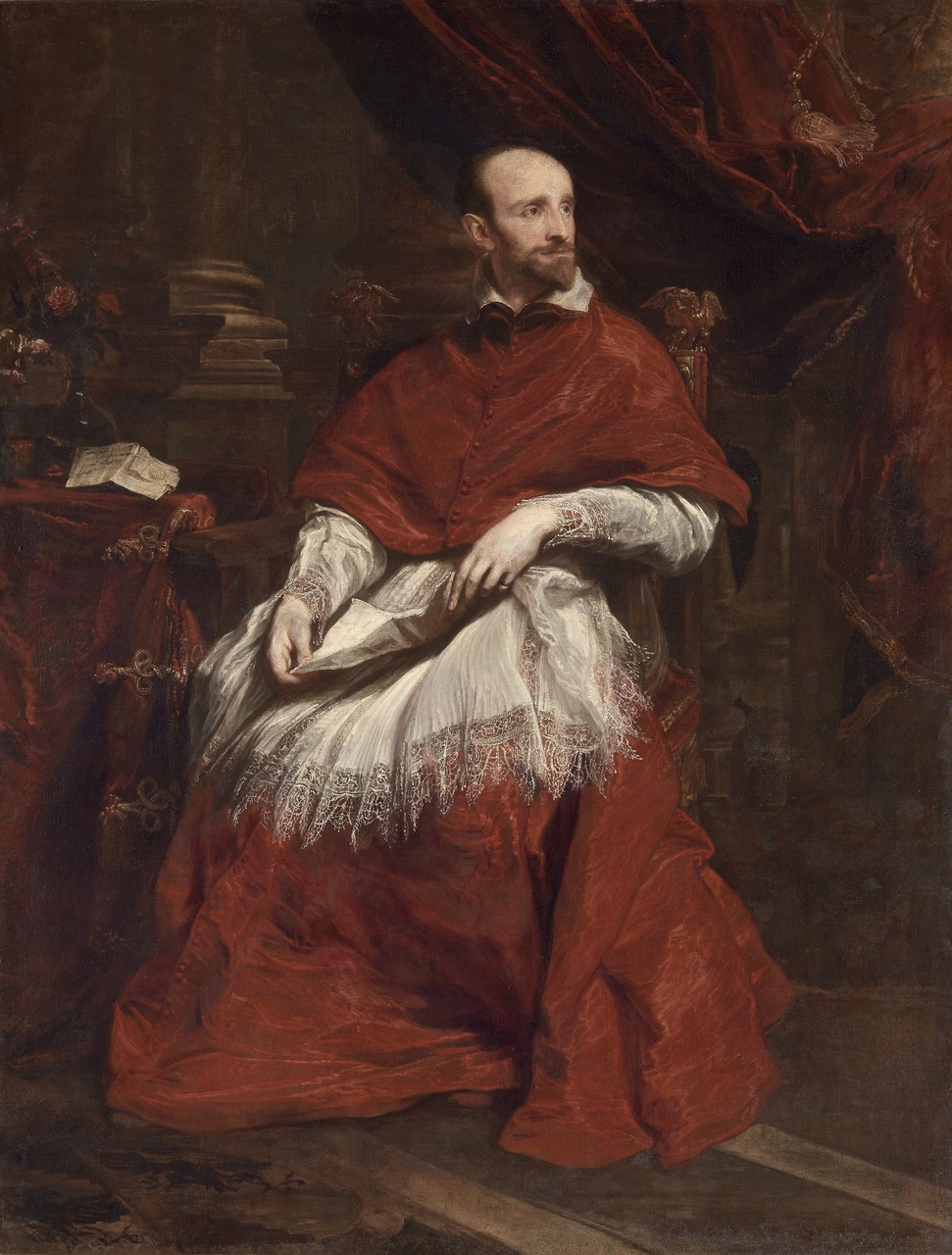 Anthony van Dyck – Portrait of Cardinal Guido Bentivoglio