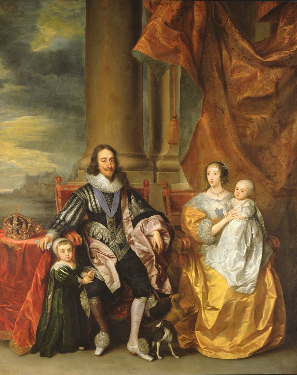 Anthony van Dyck – King Charles I (1600-49) and his Famil