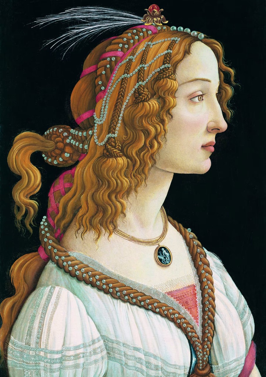 Sandro Botticelli - Portret Simonetty Vespucci jako nimfy