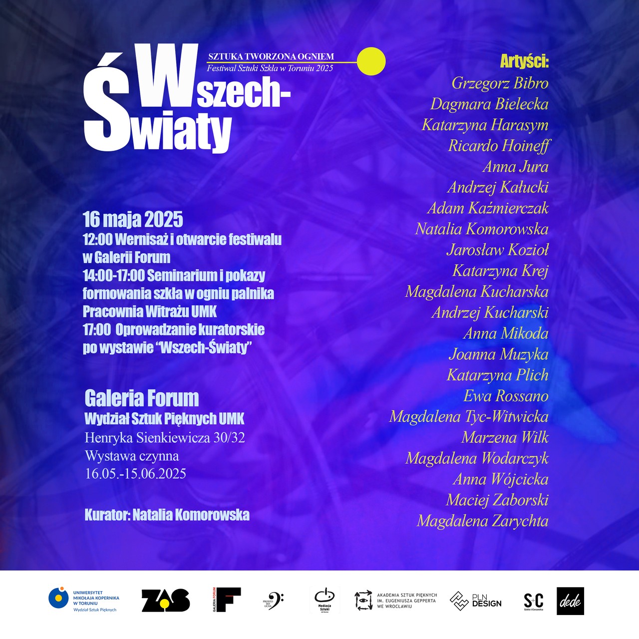 Festiwal Szkła 2025 – niezwykłe wydarzenie artystyczne w Toruniu