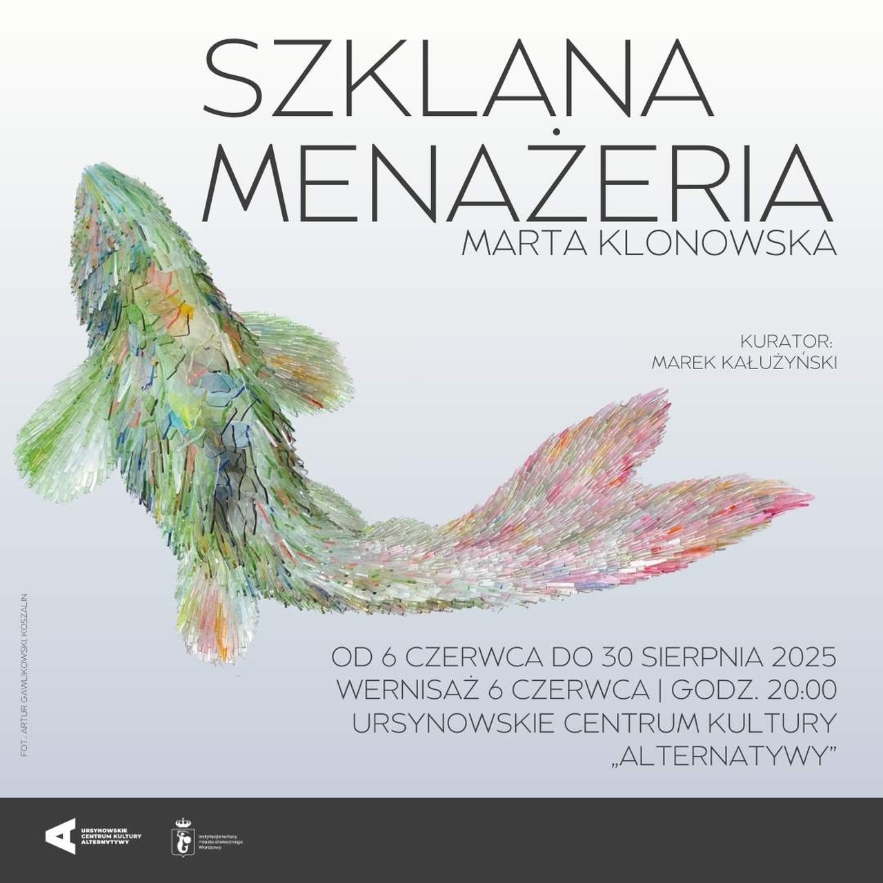 „Szklana menażeria” w stolicy – wystawa rzeźb Marty Klonowskiej