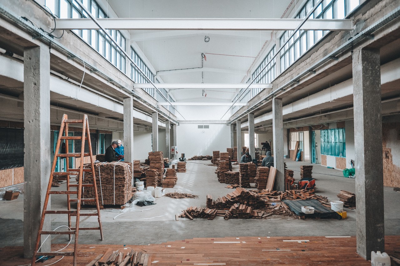 Budowa Grid Arthub - foto Rafał Mroziński