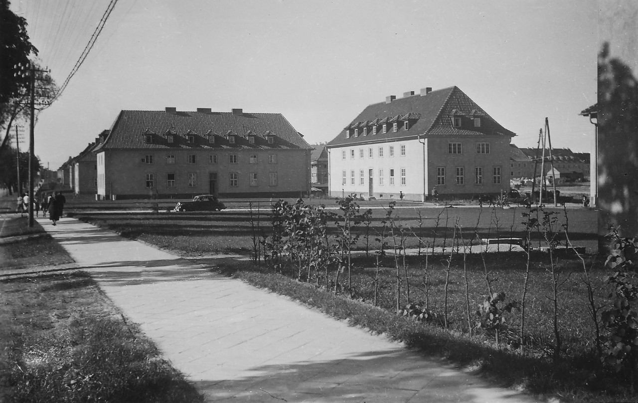 Gartenvorstadt Zichenau (późniejsze osiedle Bloki w Ciechanowie), lata 40. XX w., ze zbiorów prywatnych Wiesława Brodeckiego