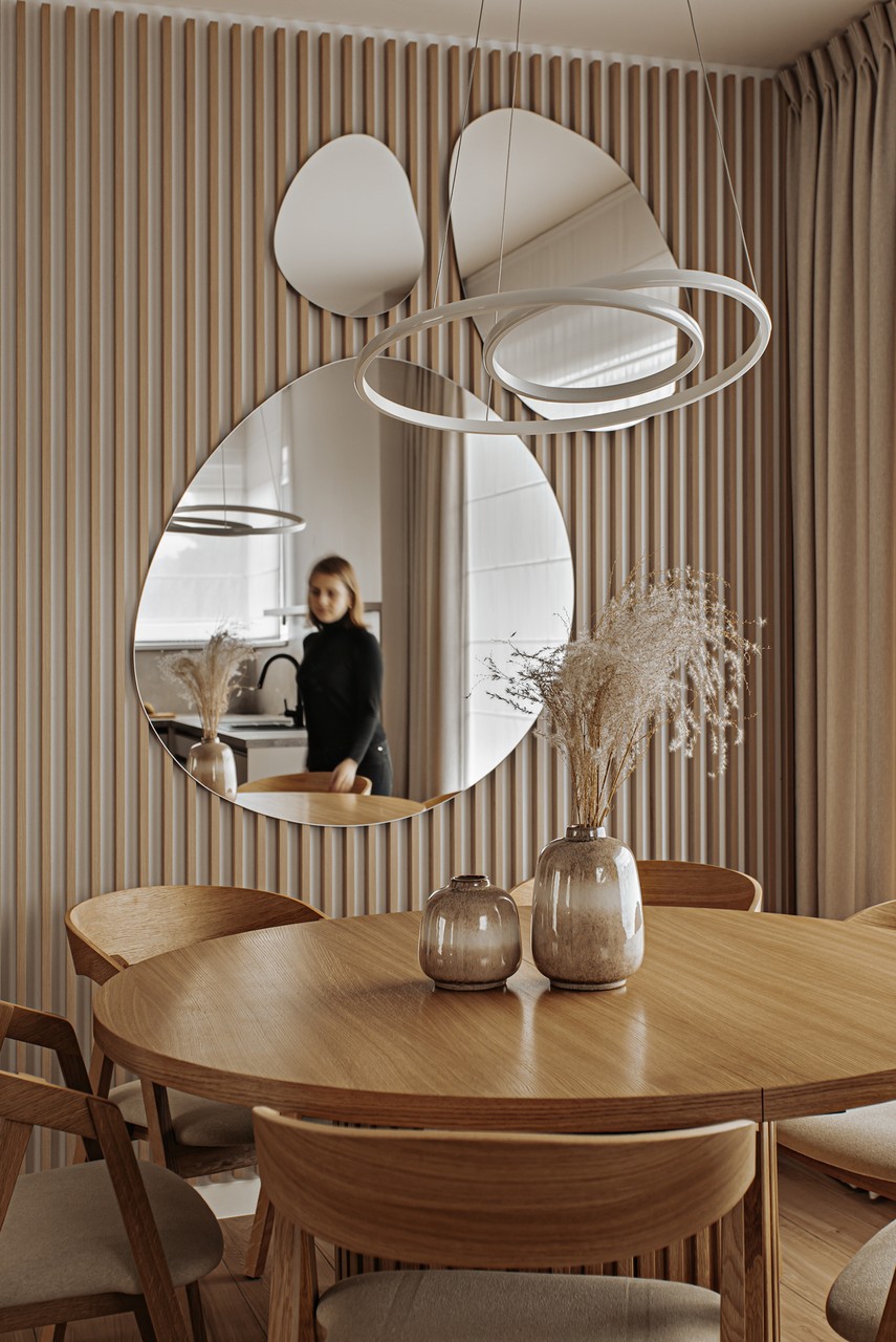 The interior, which was designed by Karolina Gorwa from the studio InSign Aranżacje