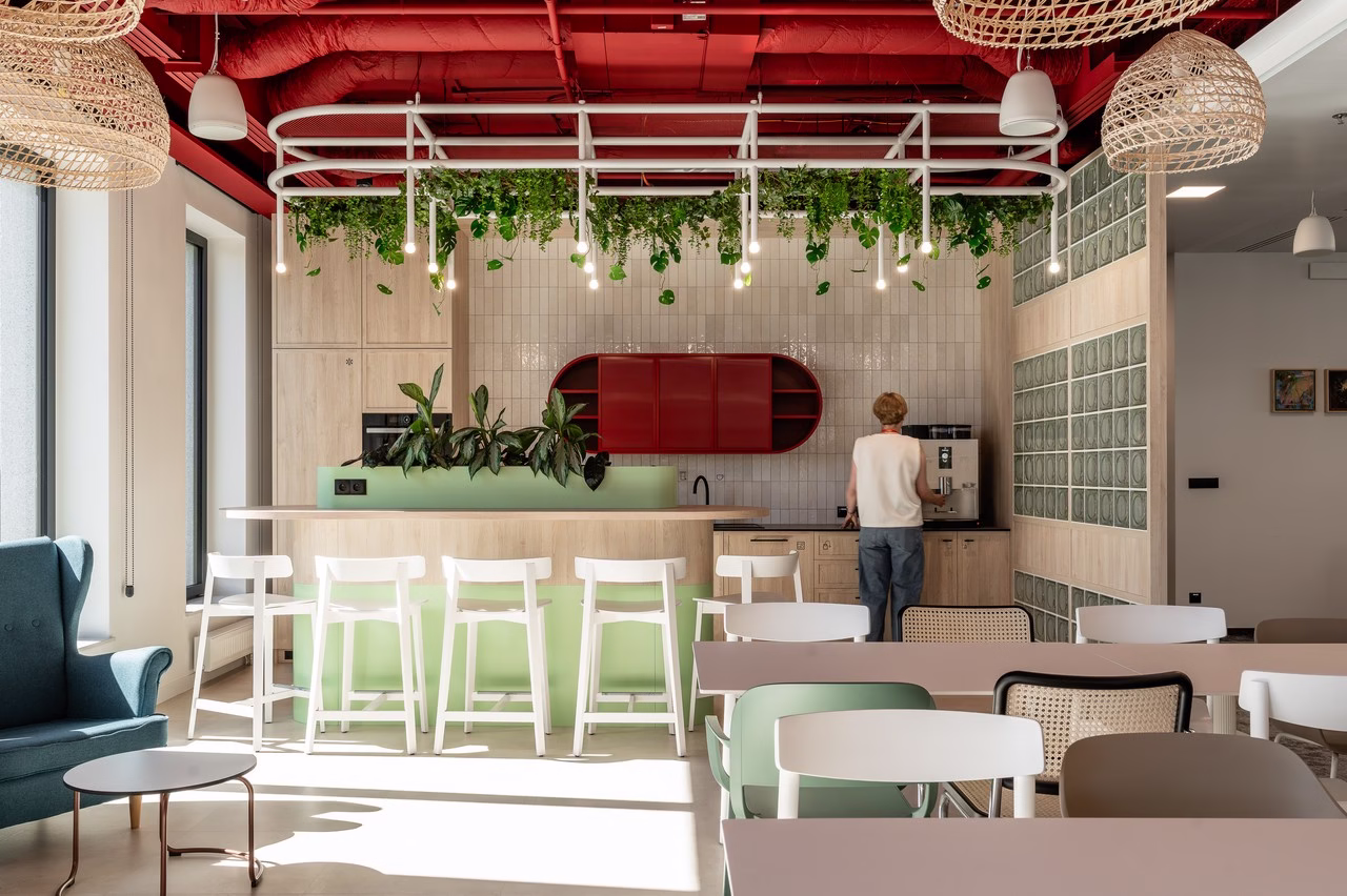 Nowe biuro KRUK we Wrocławiu. 6000 m² designu i komfortu pracy - projekt BIT Creative - zdjęcia Fotomohito
